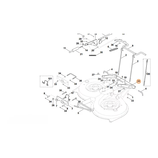 STIHL  Zawieszenie 6160 760 7800